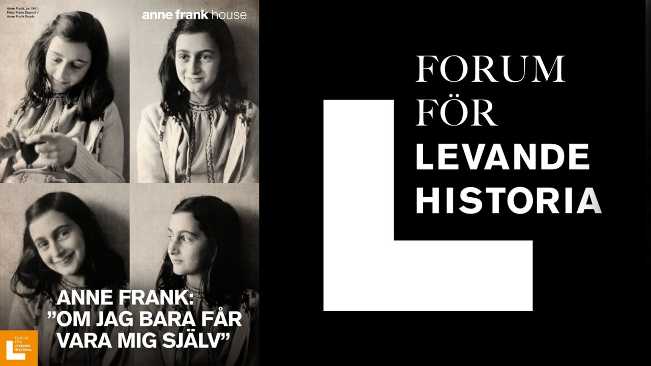 Hanna-Karin Grensman Miniutställning om Anne Frank för Forum för levande historia